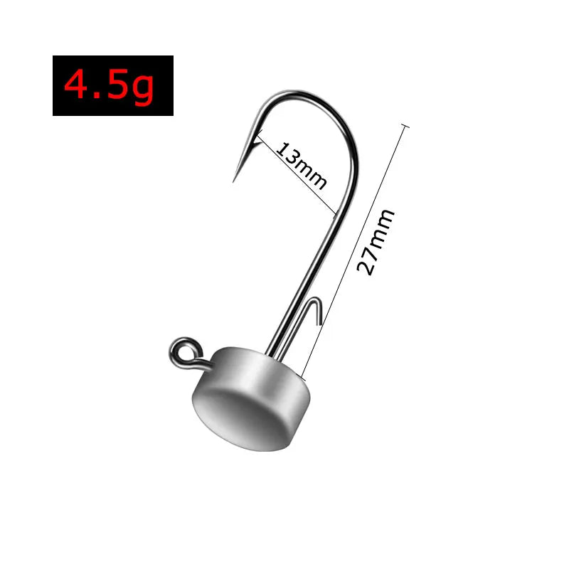 10-Pack Premium Tungsten-Style Ned Heads 4.5g 10pieces Nova Fishing & Outdoors