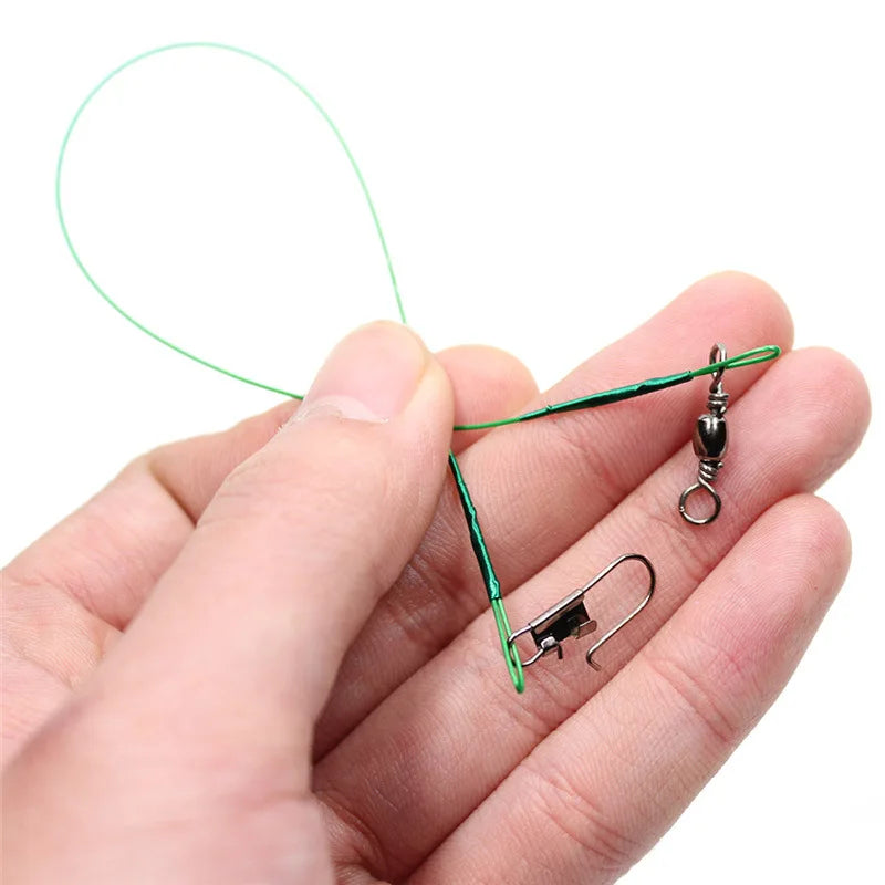 Anti-Bite Steel Fishing Wire Leaders with High-Speed Swivels Nova Fishing & Outdoors