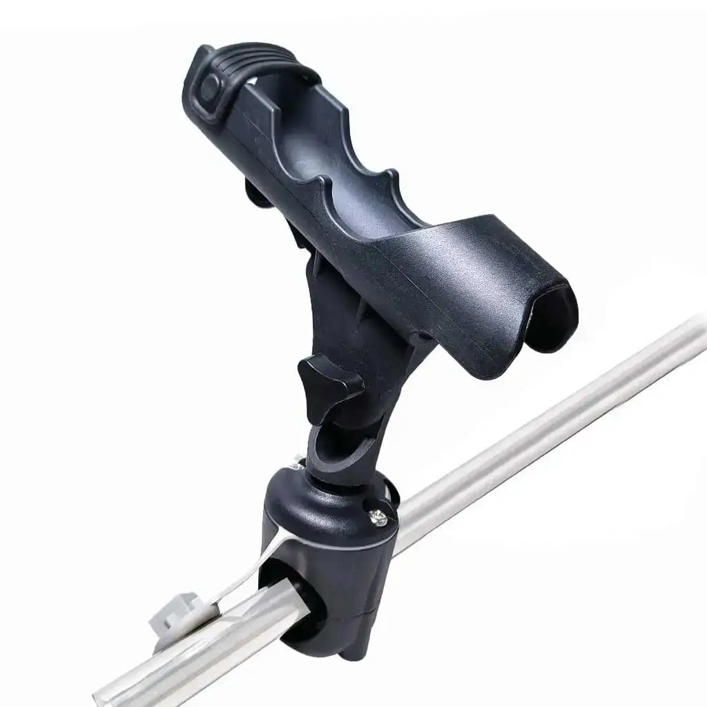 Fishing Rod Holder for Kayak Marine Boat PVC Inflatable Boat Hand Rail Dinghy Raft Boat Fishing Rod Holder on Sliding Rail Hand Rail Base Nova Fishing & Outdoors