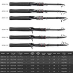 2025 Telescopic Fishing Rod Full Kits Casting Rod Ultra Short Feeder Rod Combo Carbon 1.5m-2.1m Fishing Pole Fishing Nova Fishing & Outdoors