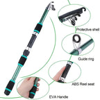 Complete Telescopic Fishing Rod and Spinning Reel Travel Kit Nova Fishing & Outdoors