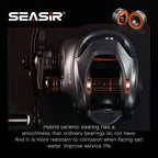 High-Speed Baitcasting Reel – 7.3:1 Gear Ratio with Ceramic Hybrid Bearings Nova Fishing & Outdoors
