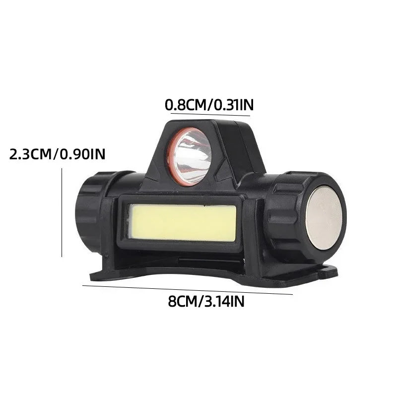 Magnetic Headlamp with Dual-Mode LED & Infinite Dimming Nova Fishing & Outdoors
