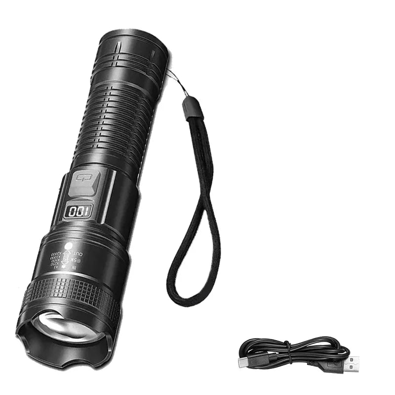 Nova 2000LM High-Power Tactical Flashlight Waterproof Searchlight for Camping Fishing Hunting Package E Nova Fishing & Outdoors