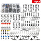 Nova 115-Piece Ultimate Terminal Tackle Kit – Quick-Change Swivels, Snaps, and Connectors for Bass & Walleye Nova Fishing & Outdoors