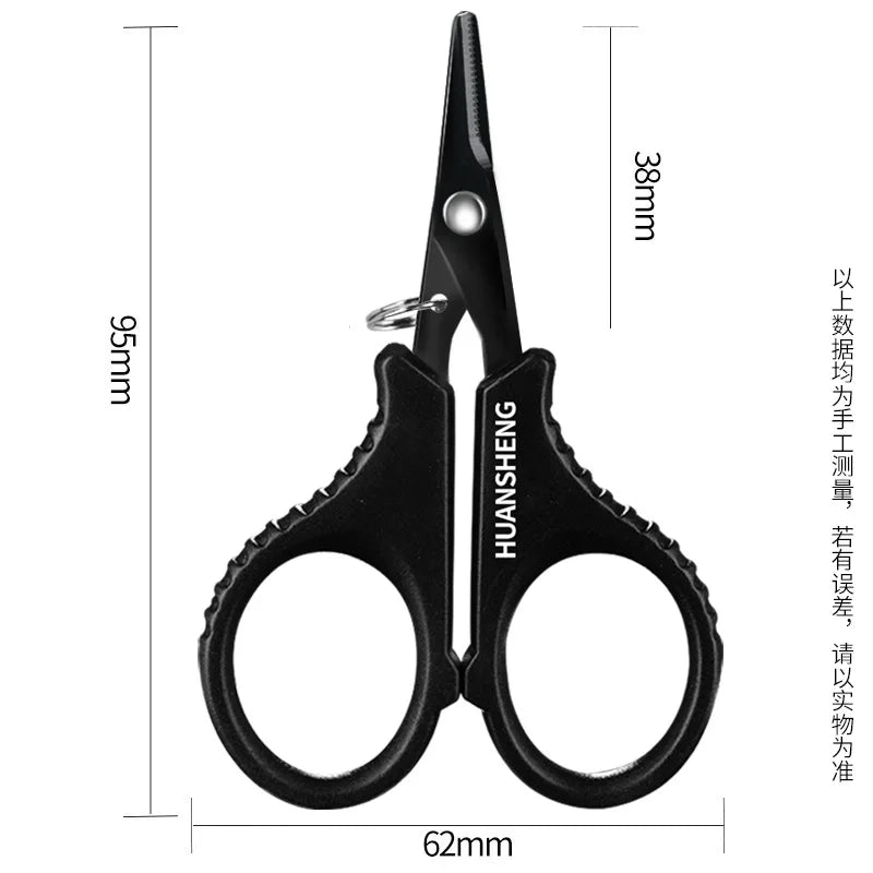 Titanium Coating Stainless Steel Fishing Scissors Plier – PE Braid Line Cutter Style A Nova Fishing & Outdoors