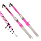 Nova Women’s All-Season Telescopic Fishing Rod – Lightweight Carbon Fiber Spinning & Casting Pole Nova Fishing & Outdoors