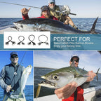 Nova Anti-Bite Steel Wire Leaders (10-100 Pack) – With Swivels & Snaps Nova Fishing & Outdoors