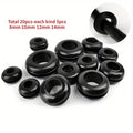Waterproof Tackle Box Gasket & O-Ring Seal Kit – 60-Piece Multi-Size Replacement Set 4 sizes Total 20PCS Nova Fishing & Outdoors