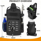 Nova 85-Piece Ultimate Angler’s Kit – Waterproof Tackle Backpack with Lures, Pliers, Lip Gripper & Precision Scale Nova Fishing & Outdoors