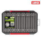 Double-Sided 14-Compartment Fishing Tackle and Lure Organizer large black Nova Fishing & Outdoors