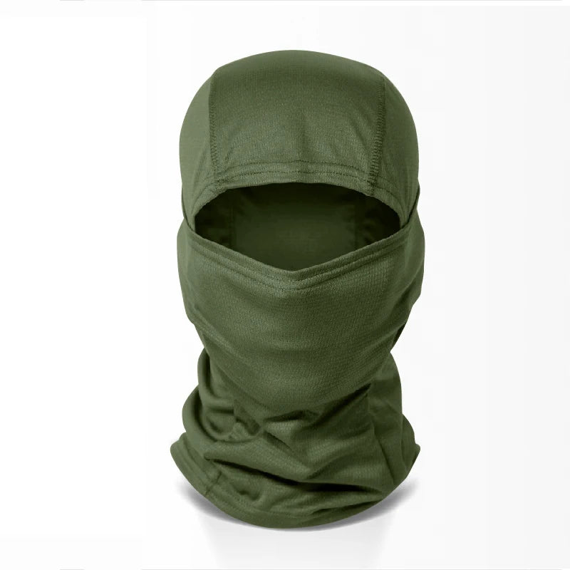 Breathable Face Mask Balaclava – UPF Sun Protection for Fishing & Outdoor Adventures Army Green Nova Fishing & Outdoors