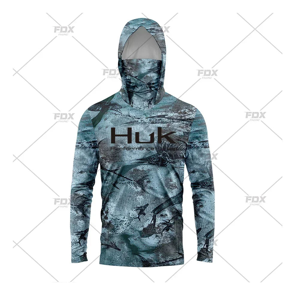 Nova Full Coverage Performance Fishing Wear Camo Moisture-Wicking Hooded Gaiter Combo 04 Nova Fishing & Outdoors