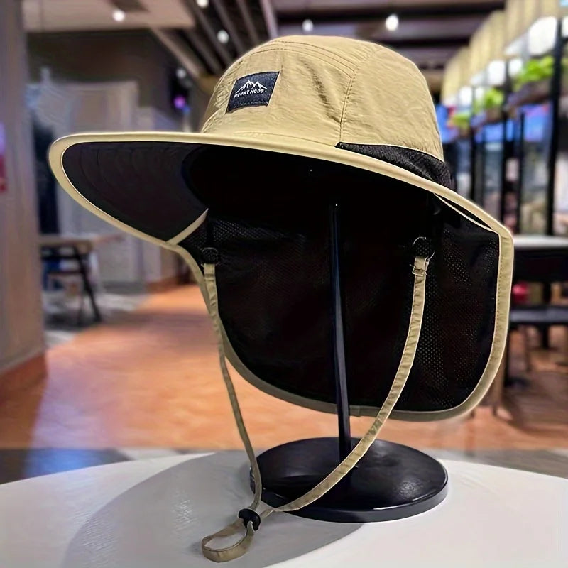 Windproof Fishing Hat with Extended Neck Flap & UV Protection - Extended Neck Flap Nova Fishing & Outdoors