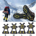 10-Tooth Ice Cleats for Winter Hiking & Mountain Traction Nova Fishing & Outdoors