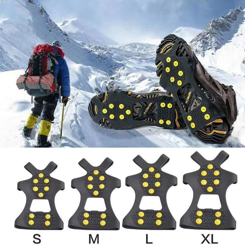 10-Tooth Ice Cleats for Winter Hiking & Mountain Traction Nova Fishing & Outdoors