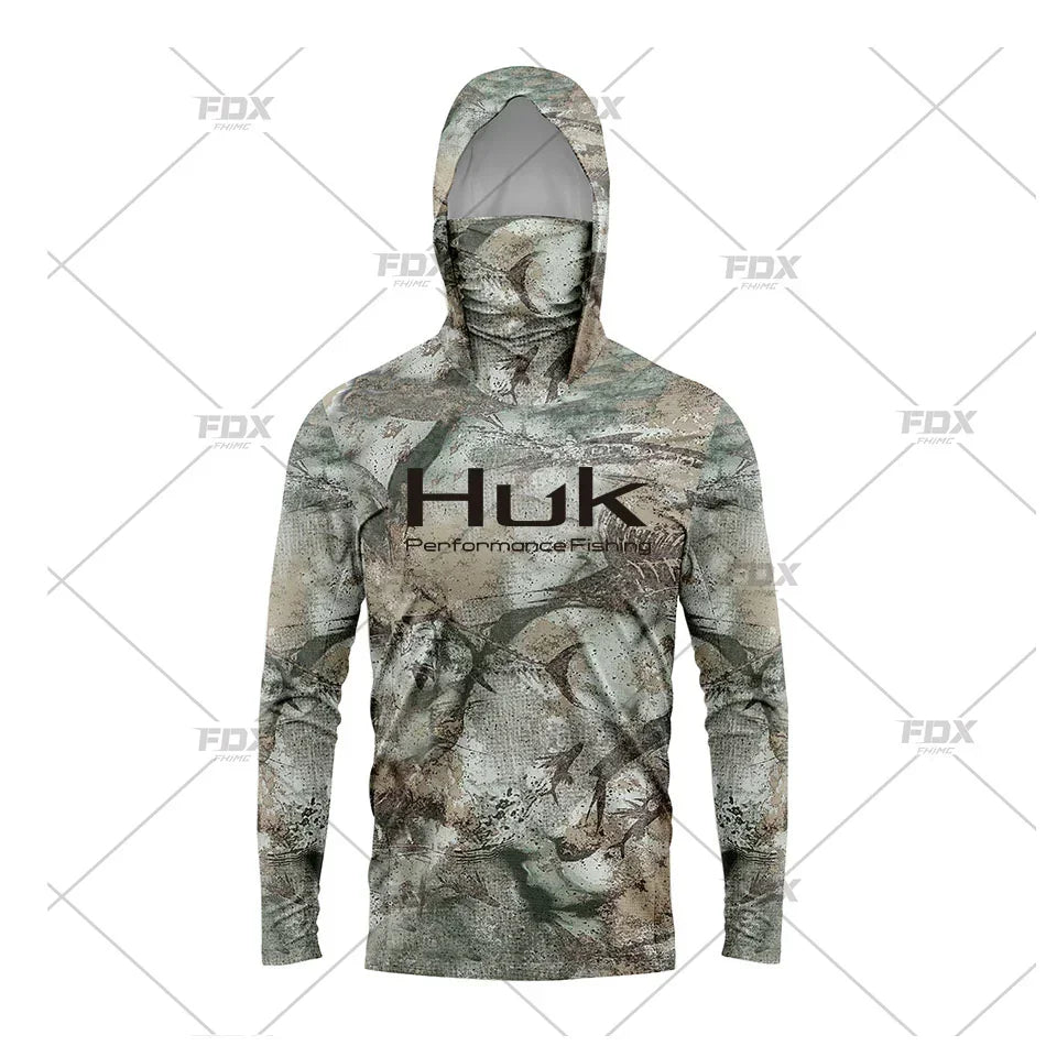 Nova Full Coverage Performance Fishing Wear Camo Moisture-Wicking Hooded Gaiter Combo 06 Nova Fishing & Outdoors
