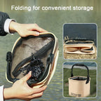 Nova Pro-Foldable EVA Fishing Bucket – Compact, Leak-Proof, & Multi-Purpose Nova Fishing & Outdoors
