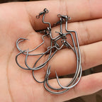 Nova Spin Drop Shot Hooks – EWG Swivel Hooks for Tangle-Free Bass Rigs (10-Pack)