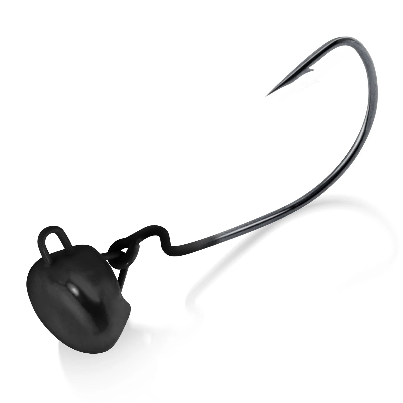 Nova Ned Rig Jig Heads – Weedless Swinging EWG Heads for Crappie & Bass (3/5-Pack) Black Nova Fishing & Outdoors