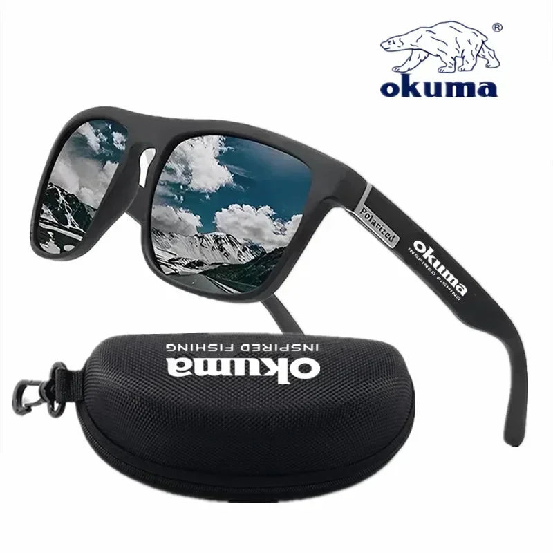 Okuma polarized sunglasses UV400 for men and women Black with box Nova Fishing & Outdoors