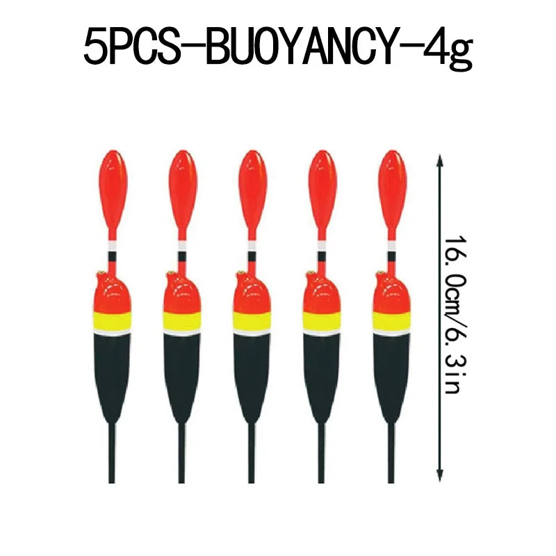 Nova Premium Balsa Slip Float Kit – Floats, Bobber Stops & Weights, Saltwater & Freshwater (5pc) 5PCS BUOYANCY 4g Nova Fishing & Outdoors