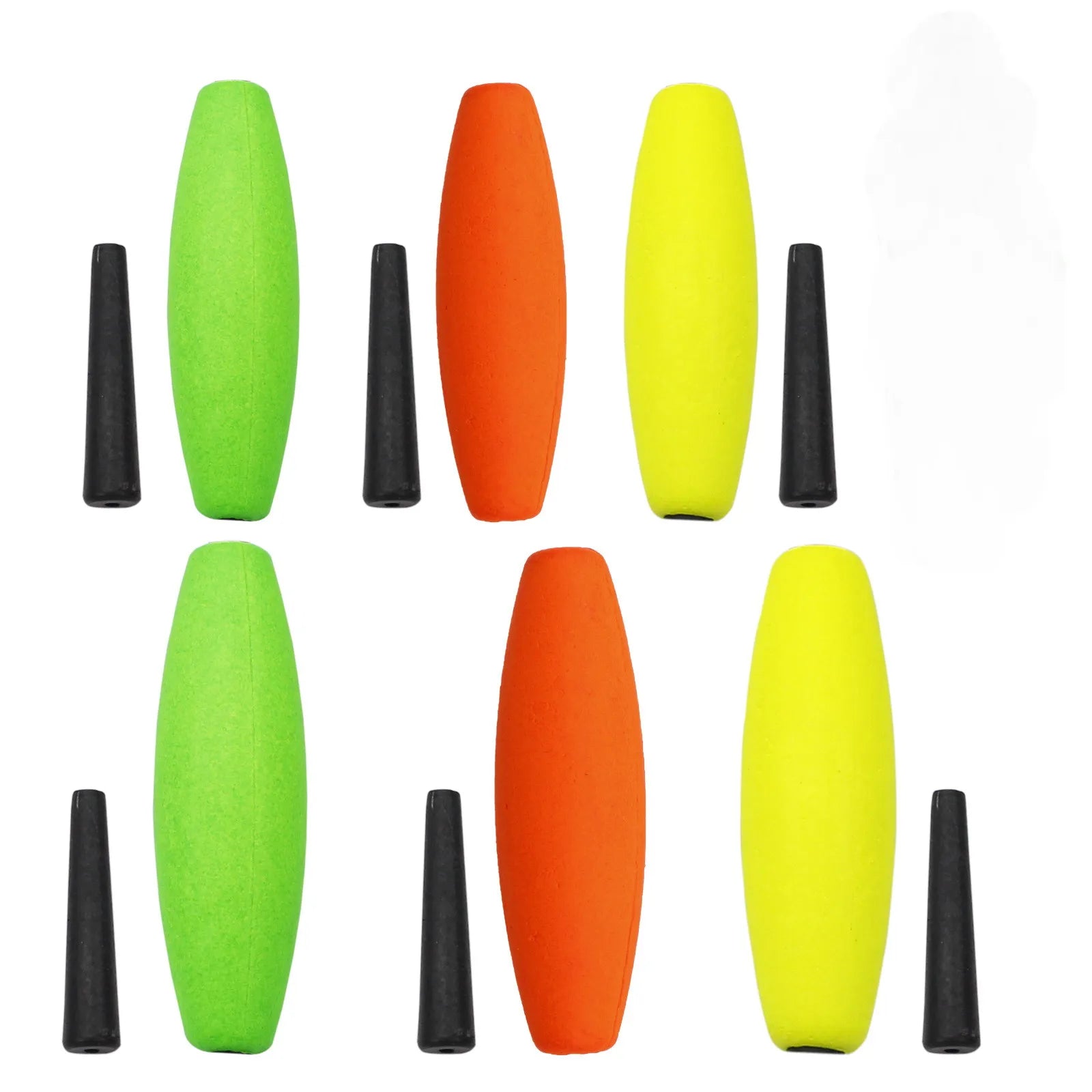 Nova Peg Floats – High-Density Foam Catfish & Crappie Rig Floats (20-Pack)