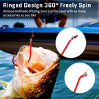 Nova Red Octopus Circle Hooks – 2X Strong Offset Live Bait Hooks, Catfish & Carp (50/100pc)