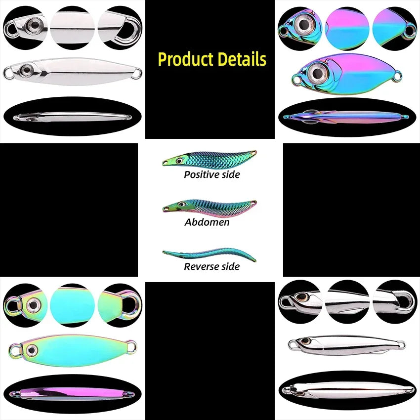 5-Piece Sinking Metal VIB Vibration Lure Set Nova Fishing & Outdoors