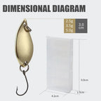Multi-Weight Precision Metal Spoon Lure Set for Trout and Bass Nova Fishing & Outdoors