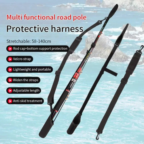 Adjustable Neoprene Fishing Rod Shoulder Strap Nova Fishing & Outdoors