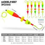 Nova Catfish Float Rigs – Pre-Tied Rattle Rigs with 6/0-10/0 Circle Hooks (5-Pack)
