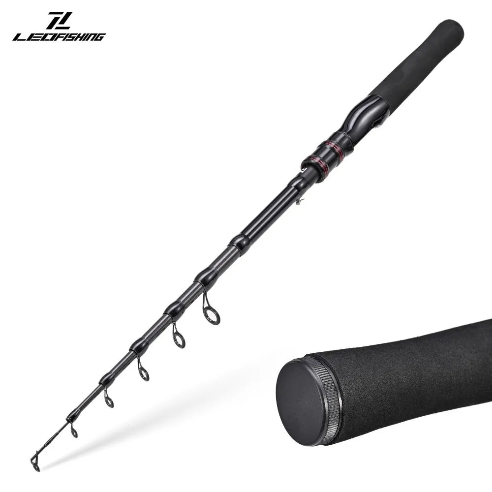 2025 Telescopic Fishing Rod Full Kits Casting Rod Ultra Short Feeder Rod Combo Carbon 1.5m-2.1m Fishing Pole Fishing Nova Fishing & Outdoors