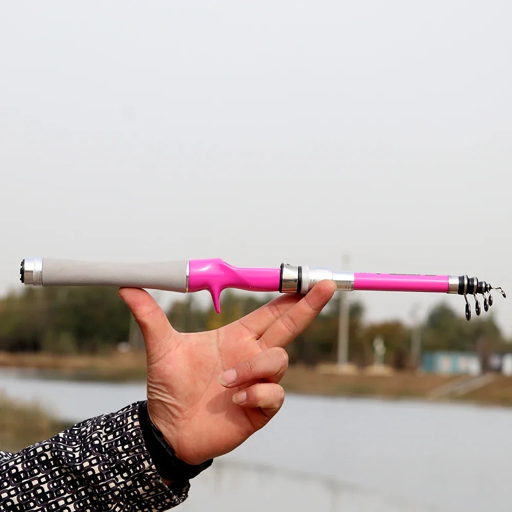 Nova Women’s All-Season Telescopic Fishing Rod – Lightweight Carbon Fiber Spinning & Casting Pole Nova Fishing & Outdoors