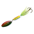 3.5g Metal VIB Blade Lure with Feather Tail & Sequins Nova Fishing & Outdoors