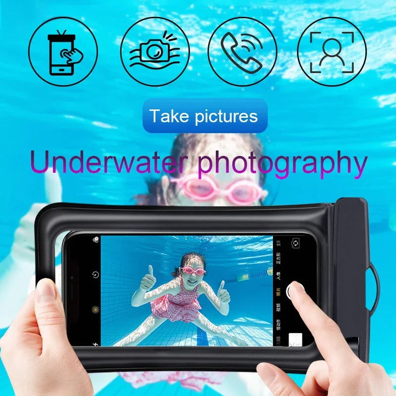 Floating Waterproof Phone Pouch with Touchscreen & Airbag Nova Fishing & Outdoors