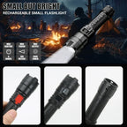 Nova 2000LM High-Power Tactical Flashlight Waterproof Searchlight for Camping Fishing Hunting