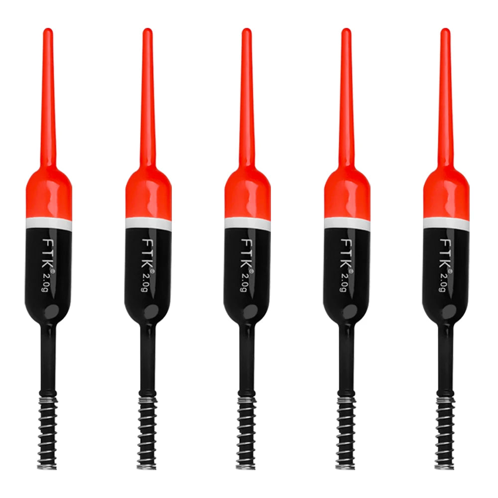 Nova Balsa Slip Bobbers – Spring Vertical Floats for Crappie, Panfish & Walleye (5-Pack) 2g-5pcs Nova Fishing & Outdoors