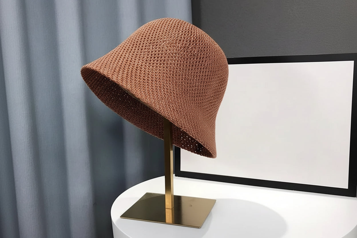 Nova Wide Brim Fishing Hat – Breathable Bucket Cap with Adjustable Paracord Rust Nova Fishing & Outdoors