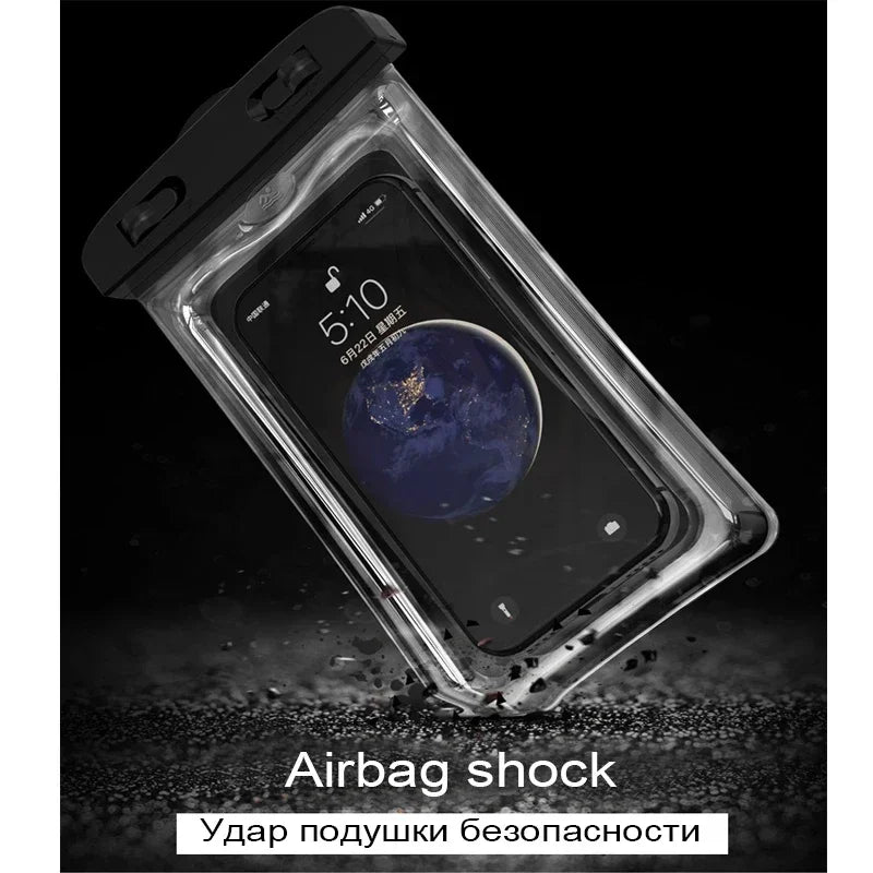 Floating Waterproof Phone Pouch with Touchscreen & Airbag Nova Fishing & Outdoors