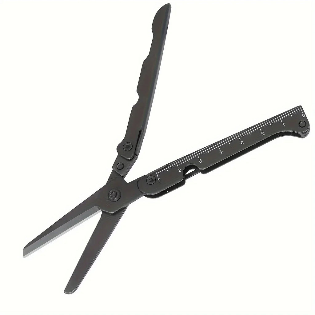 Folding Outdoor Scissors – Stainless Steel Rope Cutter black1pc Nova Fishing & Outdoors