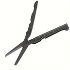 Folding Outdoor Scissors – Stainless Steel Rope Cutter black1pc Nova Fishing & Outdoors