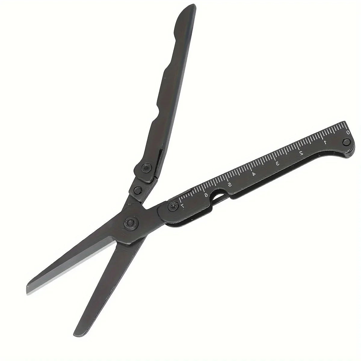 Folding Outdoor Scissors – Stainless Steel Rope Cutter black1pc Nova Fishing & Outdoors