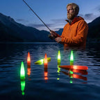 Nova LED Night Fishing Lights – Clip-On Rod Tip & Float Lights, Battery Included (5-Pack)