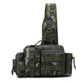 Nova Multi-Functional Fishing Tackle Backpack - Waterproof Sling Bag with Rod Holder & Gear Storage Green Camo Nova Fishing & Outdoors