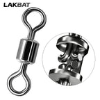 Nova Bearing Swivels – Bulk Stainless Steel Rolling Connectors, Saltwater (100pc)