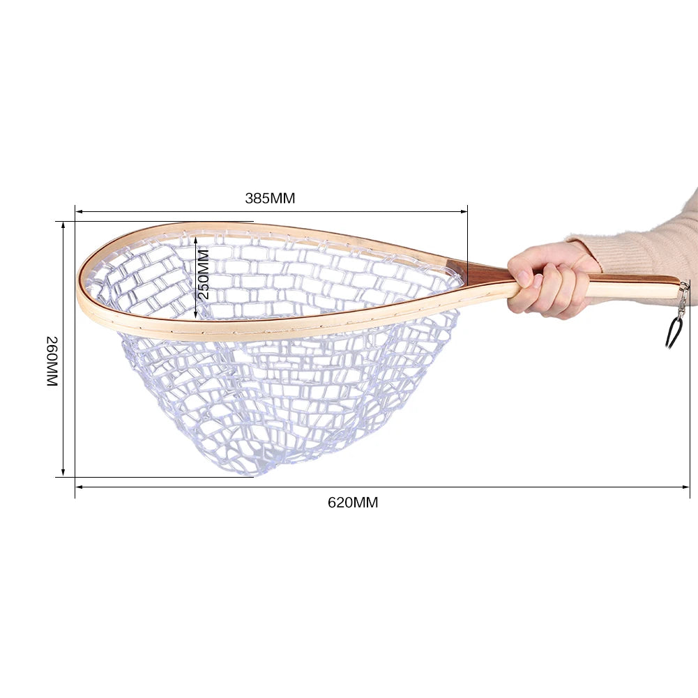 Nova Fishing Landing Net - Aluminum Alloy Telescoping Folding Mesh Net - Safe Fish Catching & Releasing