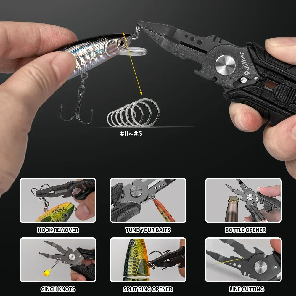 Multifunctional Stainless Steel Fishing Pliers and Line Scissor Tool Nova Fishing & Outdoors