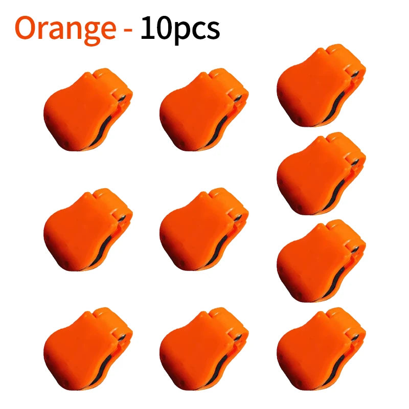 Rod Clip Grip Bundle – Quick-Attach Fishing Rod Holder orange 10pcs Nova Fishing & Outdoors