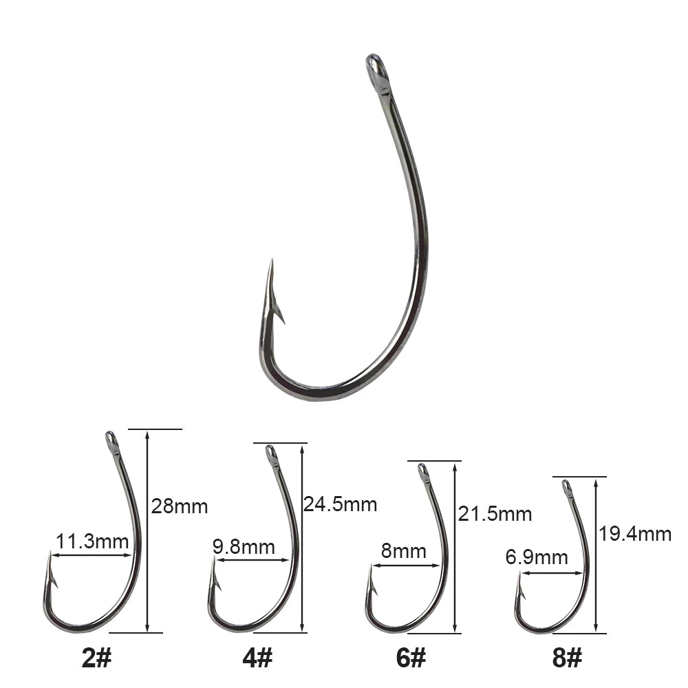 Nova Ready-Made Carp Rigging Kit - High-Carbon Steel Hook Set with Rolling Swivels for Boilies & Corn